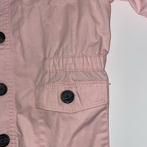 Carters Light weight, light pink button up jacket, girl size 8 - Picture 5 of 5